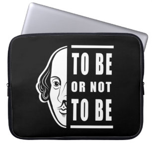 Housse Pour Ordinateur Portable Être ou ne pas être citation de Shakespeare Théspi