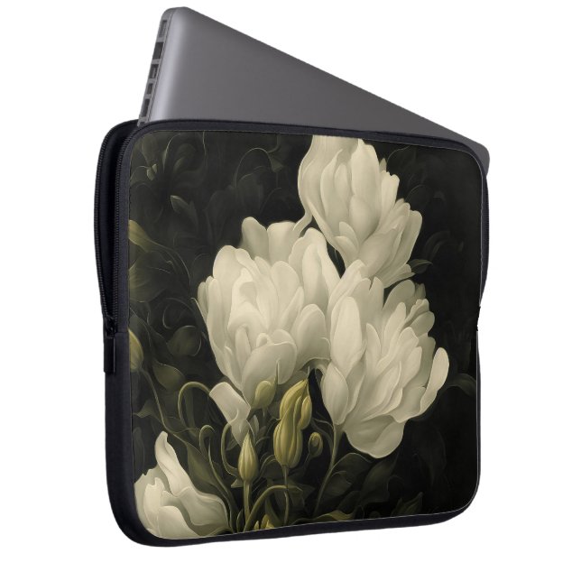 Housse Pour Ordinateur Portable Étude d'une pivoine (Devant droit)