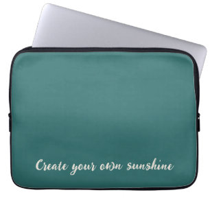 Housse Pour Ordinateur Portable Étui Alexandrite Moderne Monogramme Géométrique Sa