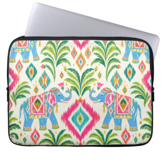 Housse Pour Ordinateur Portable Étui de ordinateur Boho Chic Ikat Tropical Palm Pr