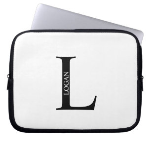 Housse Pour Ordinateur Portable Étui d'ordinateur portable personnalisé avec monog