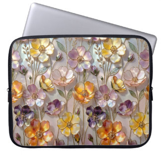 Housse Pour Ordinateur Portable Étui pour ordinateur portable à motif floral chaud