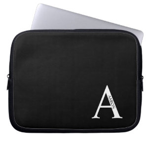 Housse Pour Ordinateur Portable Étui pour ordinateur portable avec monogramme et n