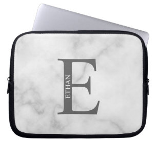 Housse Pour Ordinateur Portable Étui pour ordinateur portable avec monogramme et n
