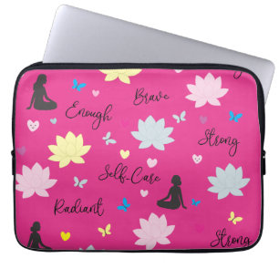Housse Pour Ordinateur Portable Étui pour ordinateur portable Dessin floral de l