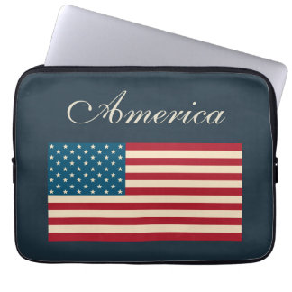Housse Pour Ordinateur Portable Étui pour ordinateur portable Drapeau américain ru