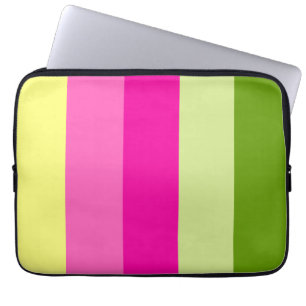 Housse Pour Ordinateur Portable Étui pour ordinateur portable rayé aux blocs de co