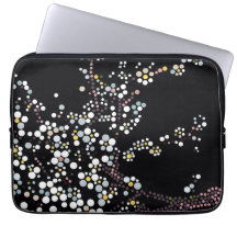 Étui pour ordinateur portable Sakura Dot Art Desig