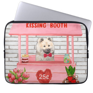 Housse Pour Ordinateur Portable Eurasier Chien Valentine's Day Kissing Booth