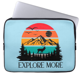 Housse Pour Ordinateur Portable Explorez Plus Mountain Nature Adventure Outdoor