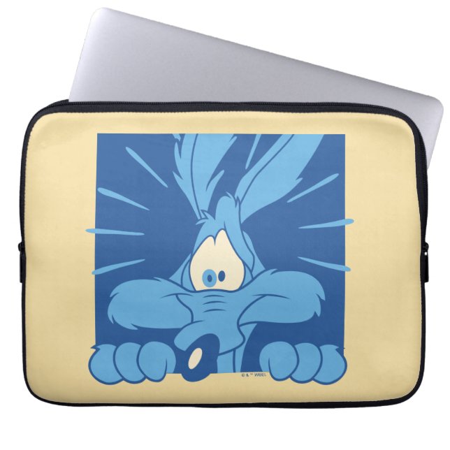 Housse Pour Ordinateur Portable Expression de choc de BÉBÉE COYOTE™ (Devant)