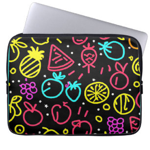 Housse Pour Ordinateur Portable Extravagance de fruits de néon