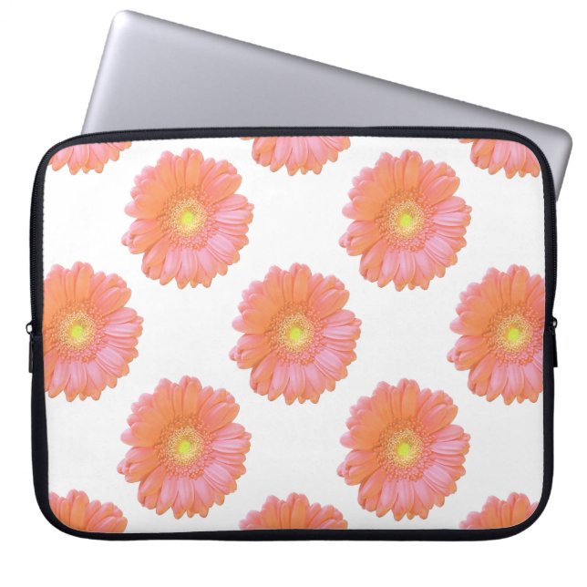 Housse Pour Ordinateur Portable Faisée de gerbera orange (Devant)