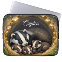 Famille Badger Cute Personnalisée