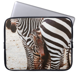 HOUSSE POUR ORDINATEUR PORTABLE FAMILLE ZEBRA