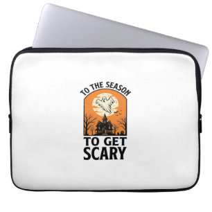 Housse Pour Ordinateur Portable Fantôme d'Halloween pour obtenir un épouvantail vi