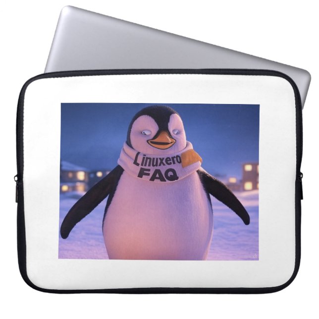 Housse Pour Ordinateur Portable FAQ Linuxeros (Devant)