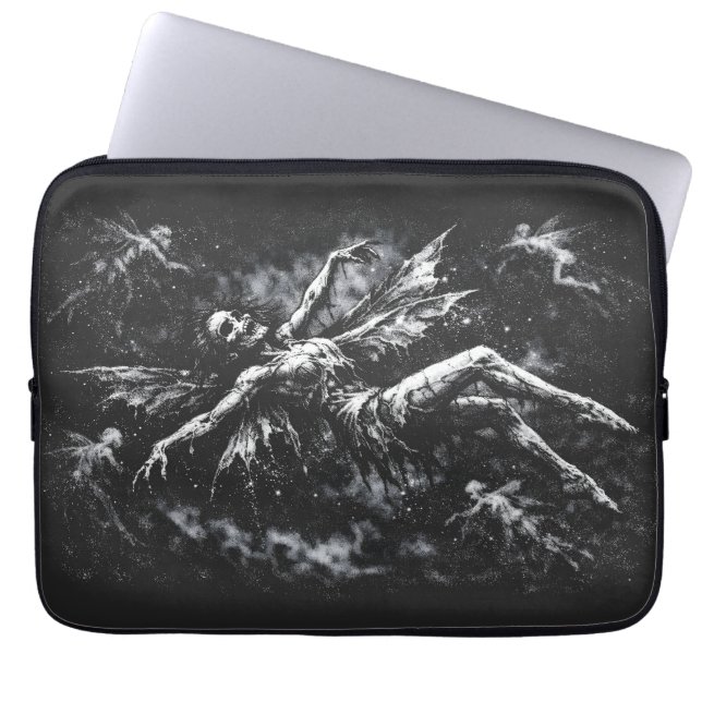 Housse Pour Ordinateur Portable Fée morte par BurnsInHell (Devant)