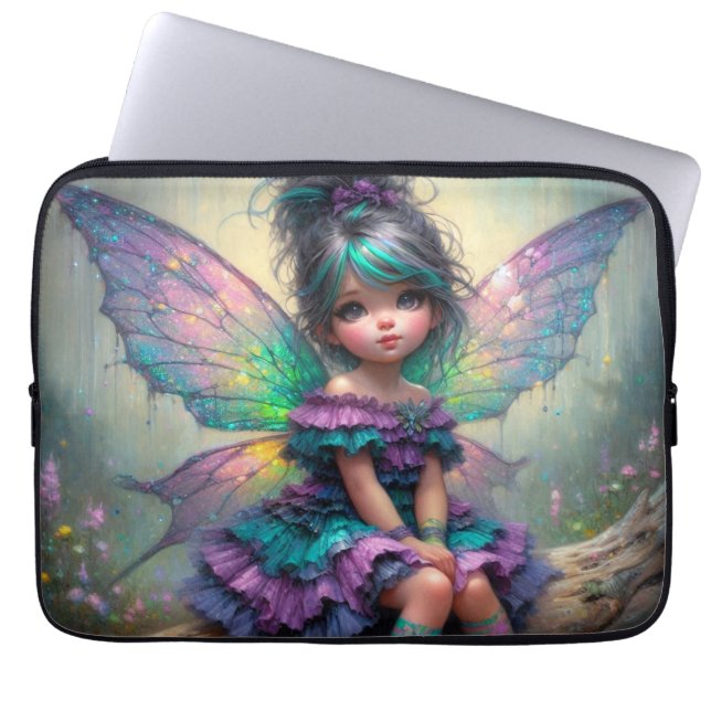 Housse Pour Ordinateur Portable Fée Rêve Pastel (Devant)