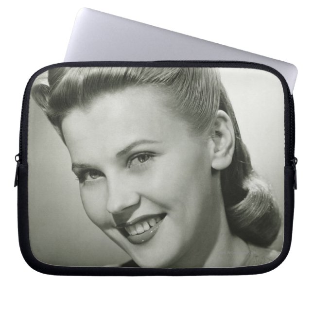 Housse Pour Ordinateur Portable Femme 2 de sourire (Devant)