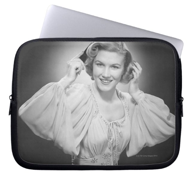 Housse Pour Ordinateur Portable Femme dans la robe 2 (Devant)