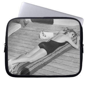 Housse Pour Ordinateur Portable Femme de bronzage de Sun