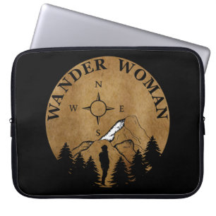 Housse Pour Ordinateur Portable femme errante randonnée
