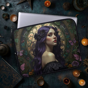 Housse Pour Ordinateur Portable Femme gothique Art Nouveau