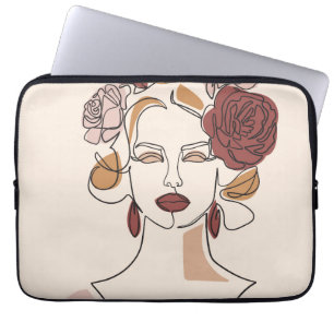 Housse Pour Ordinateur Portable Femme Portrait