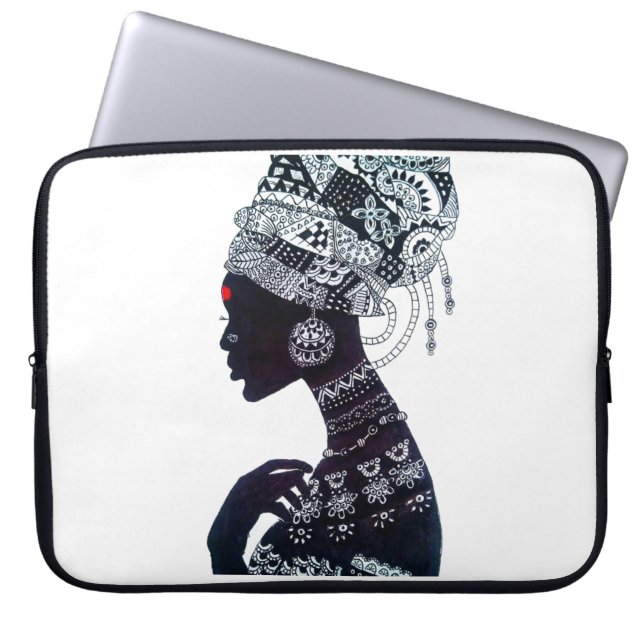 Housse Pour Ordinateur Portable Femmes Tribales Design (Devant)