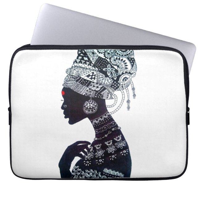 Housse Pour Ordinateur Portable Femmes Tribales Design (Devant)