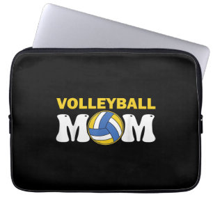Housse Pour Ordinateur Portable Femmes Volleyball Maman Chemise Jeu Jour Joueur am