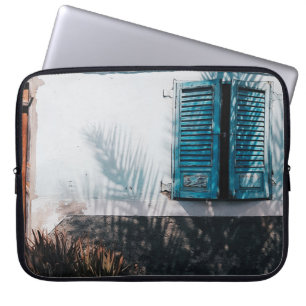 HOUSSE POUR ORDINATEUR PORTABLE FENÊTRES OUVERTES BLEUES