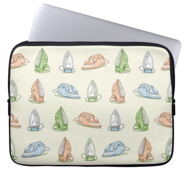 Housse Pour Ordinateur Portable Fer à repasser Lave-linge patten (Devant)