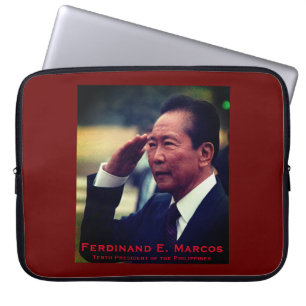 Housse Pour Ordinateur Portable Ferdinand Marcos, Dixième Président des Philippine