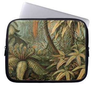 Housse Pour Ordinateur Portable Ferns Palm Tree Antiquité Botanique Ferns Art