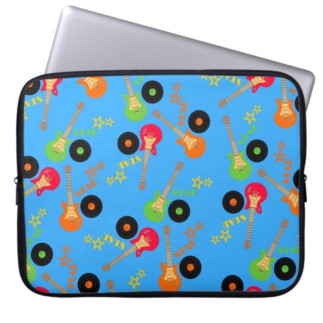 Housse Pour Ordinateur Portable Fête d'anniversaire Rock Star Boy (Devant)