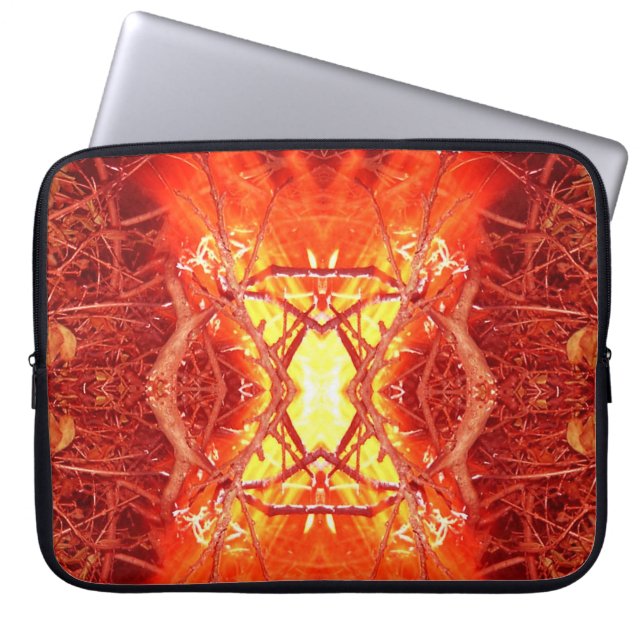 Housse Pour Ordinateur Portable Feu Abstrait (Devant)