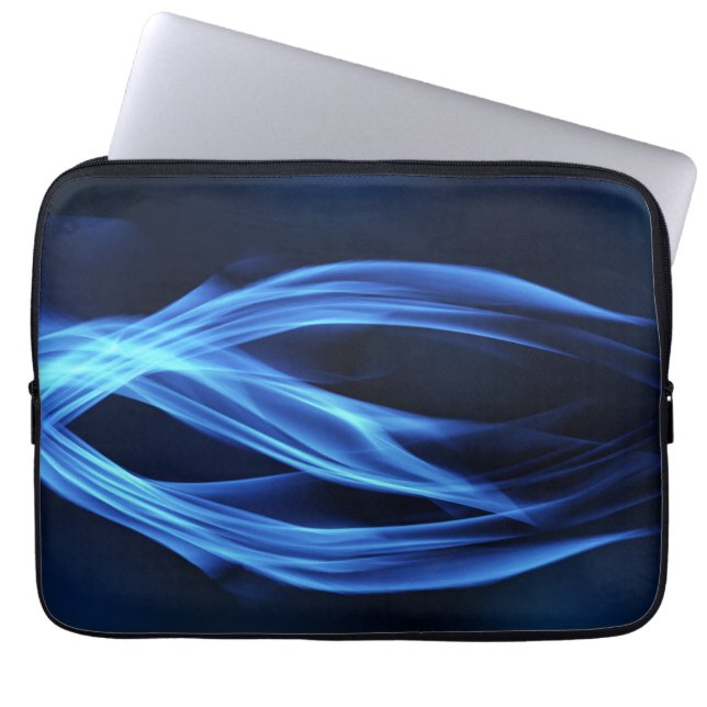 Housse Pour Ordinateur Portable Feu Bleu Cool (Devant)