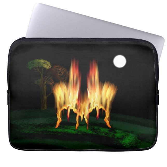 Housse Pour Ordinateur Portable Feu d'incendie (Devant)