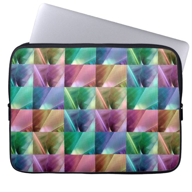 Housse Pour Ordinateur Portable Feuille de banane (Devant)