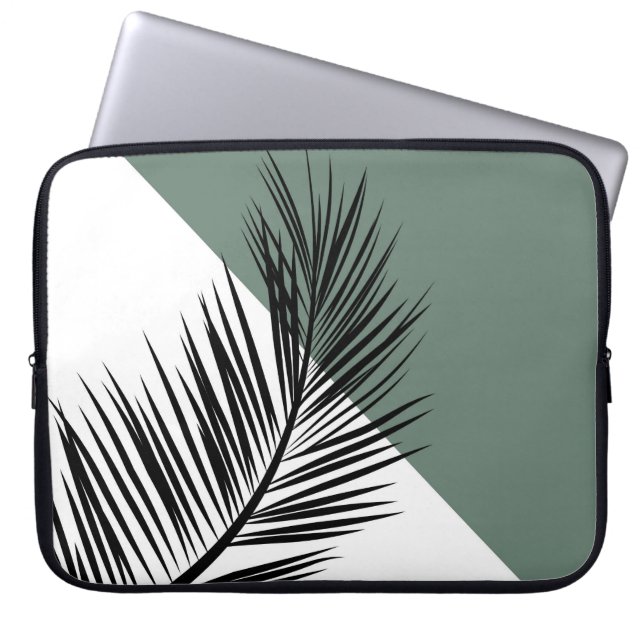 Housse Pour Ordinateur Portable Feuille de palme (Devant)