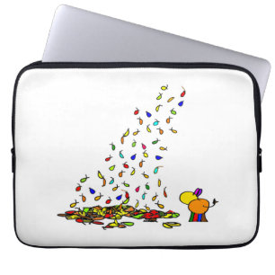 Housse Pour Ordinateur Portable feuille en baisse