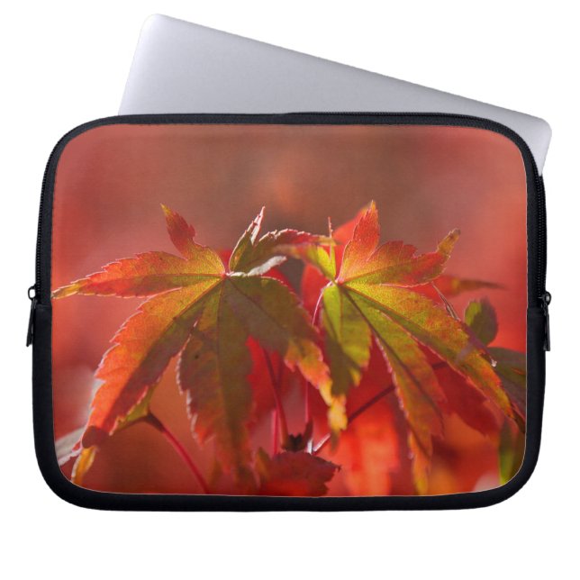 Housse Pour Ordinateur Portable Feuille japonais (Devant)