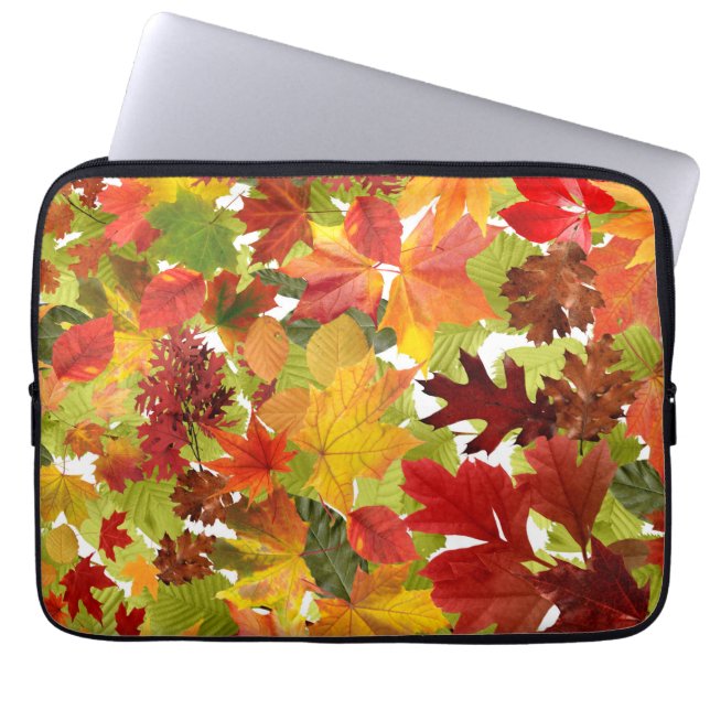 Housse Pour Ordinateur Portable Feuilles automnales d'automne (Devant)
