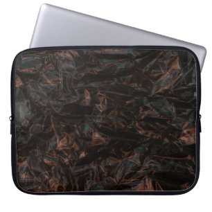 Housse Pour Ordinateur Portable feuilles Brown séchés au sol