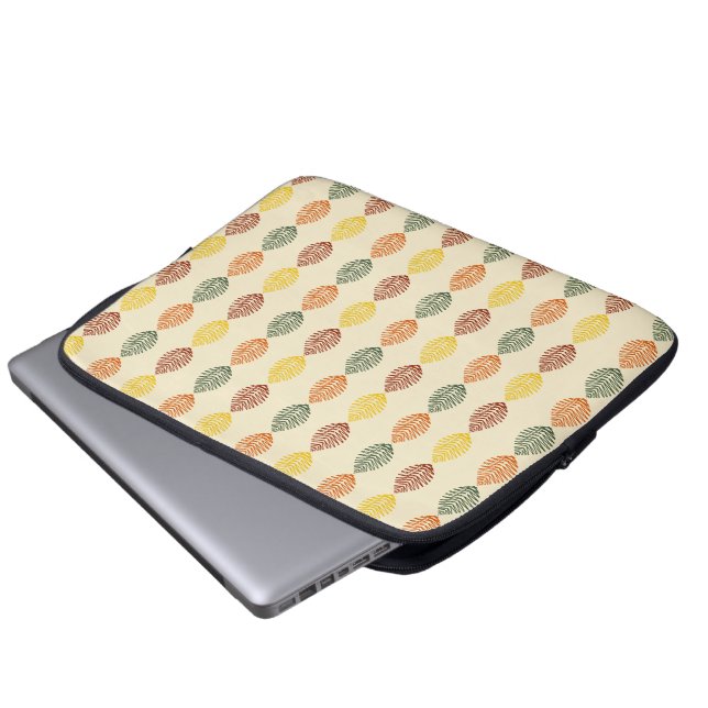 Housse pour ordinateur portable Feuilles d'automne (Devant bas)