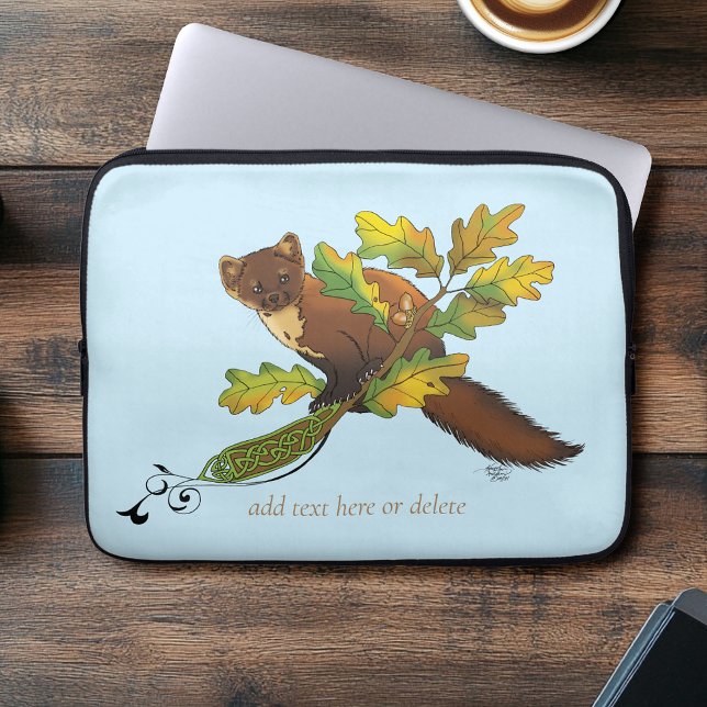 Housse Pour Ordinateur Portable Feuilles d'automne de Pine Marten (Créateur téléchargé)