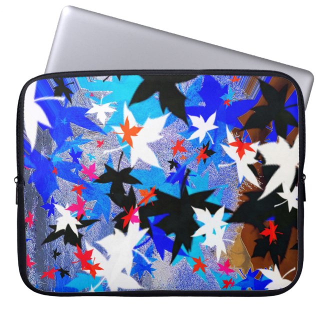 Housse Pour Ordinateur Portable Feuilles de l'art lunaire (Devant)