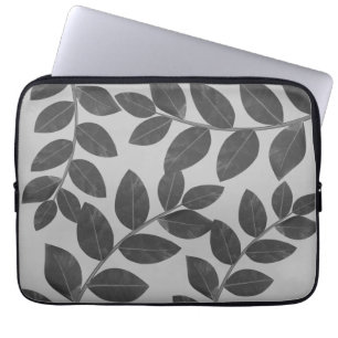 Housse Pour Ordinateur Portable Feuilles de laurier modernes et élégantes